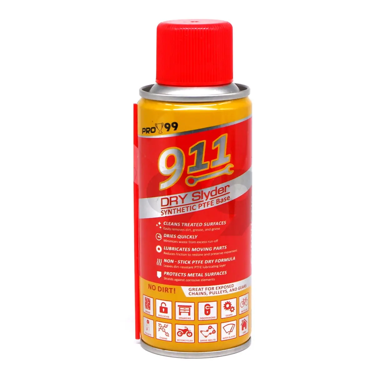 Pro-99 911 Dry Slyder White Dry Ptfe Lubricant 125Ml 1