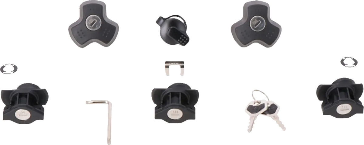 3 Dusc Lock Set With 2 Anti-Theft Devices 1