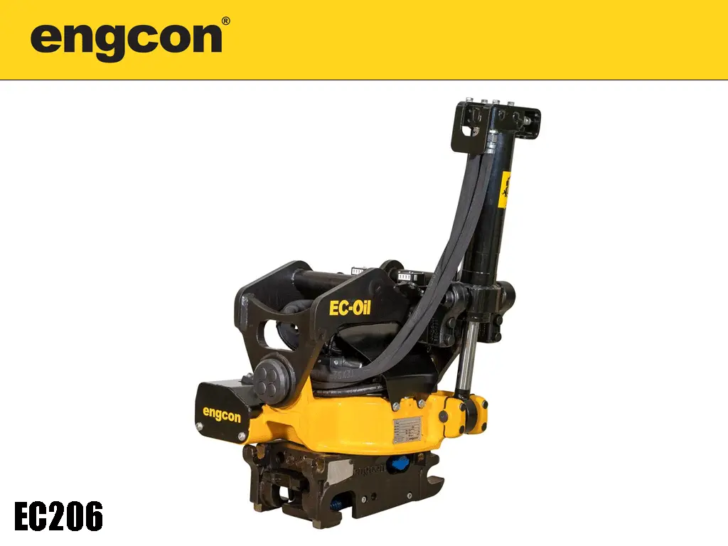 Engcon Ec206 Tiltrotator Coupler For 8800 To 13000 Lbs. Excavators 1