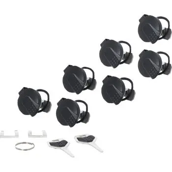 Trax Lock Set - 7 Matching Locks With Keys 1