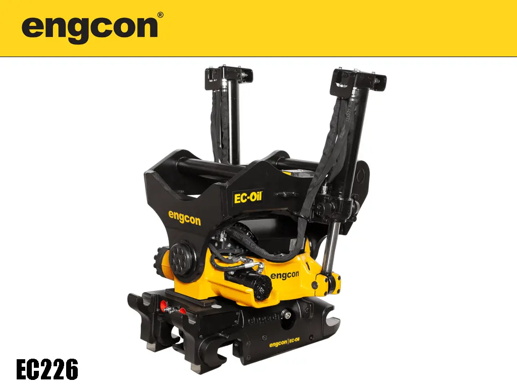 Engcon Ec226 Tiltrotator Coupler For 41900 To 57300 Lbs. Excavators 1
