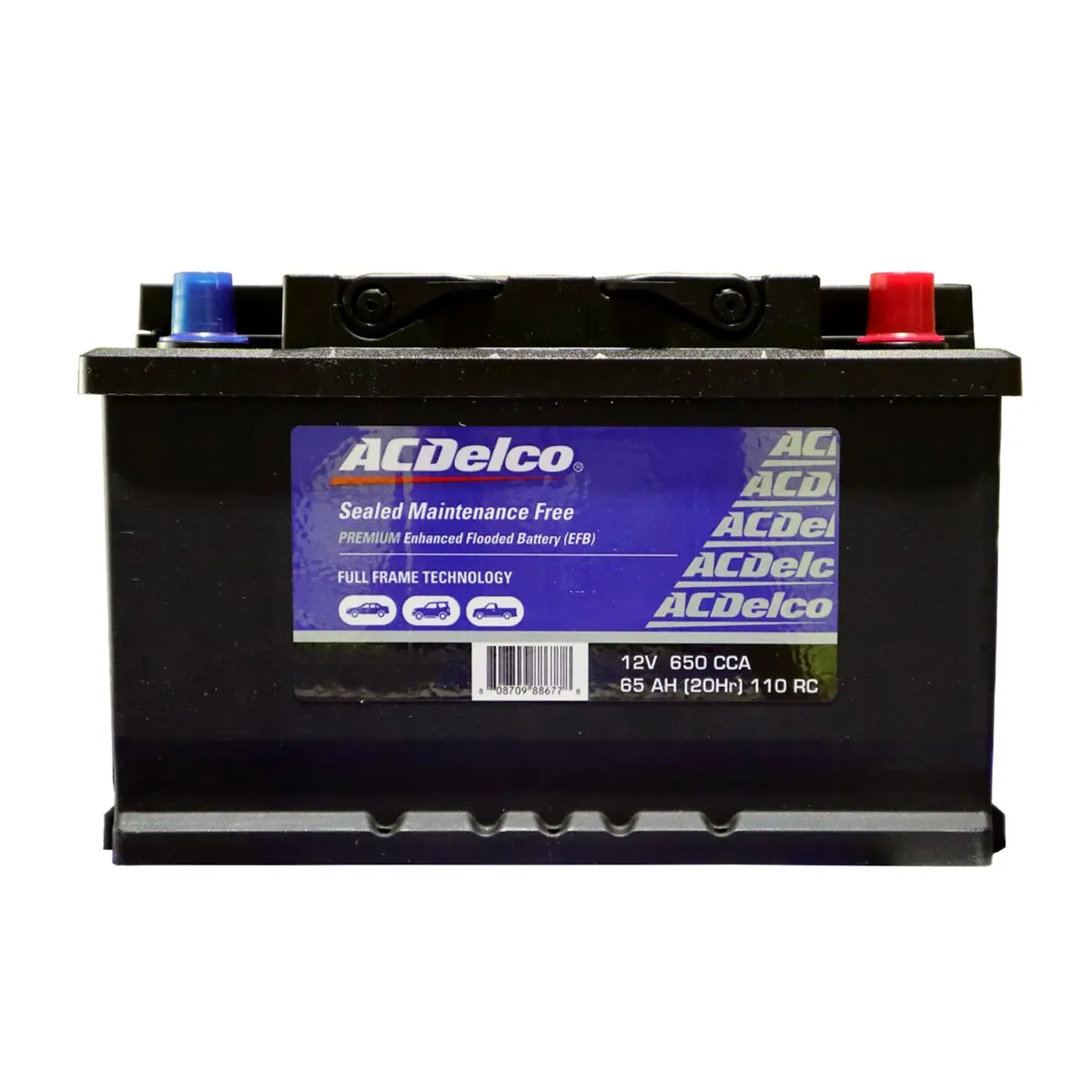 Acdelco Battery Efb Din75 / Bci 94R / Din H7 / L4 1