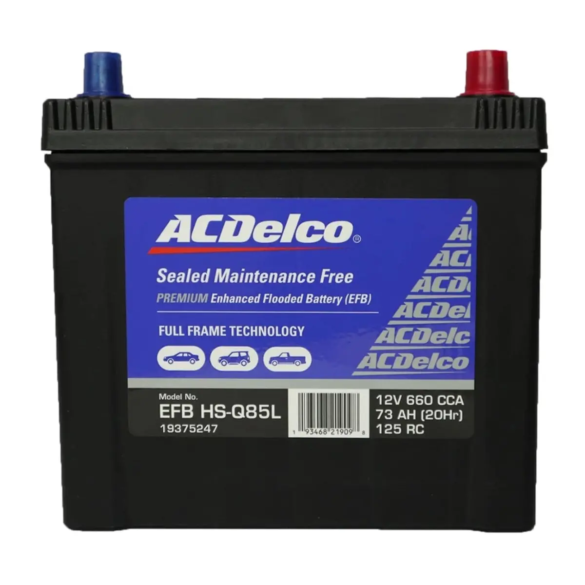 Acdelco Battery Efb Q85l For Mazda Start/Stop 1