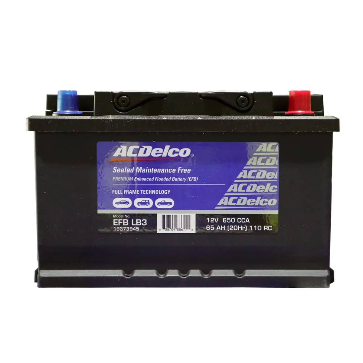 Acdelco Battery Efb Din66 / Bci 40R / Din T6 / Lb3 1