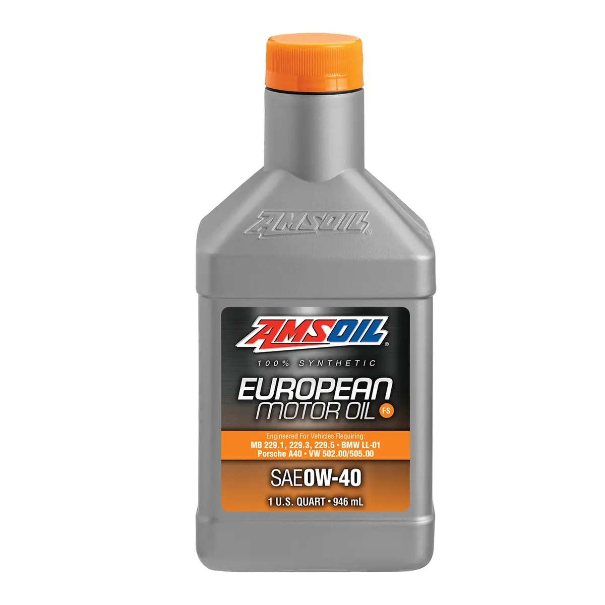 Amsoil 100% Synthetic Oil European Car Classic Formula 0W40 1 Quart 1