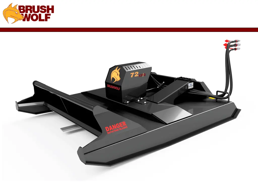 Brush Wolf Extreme Duty Open Front Brush Cutter For Skid Steers 1