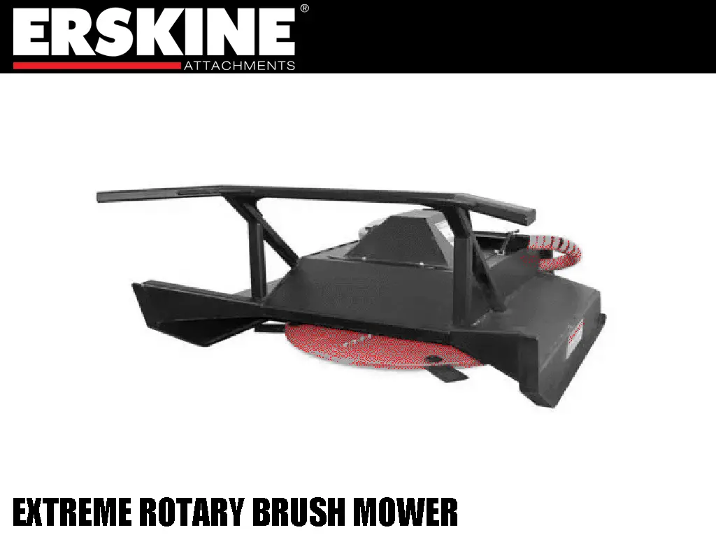 Erskine Extreme Rotary Brush Mower For Skid Steer 1