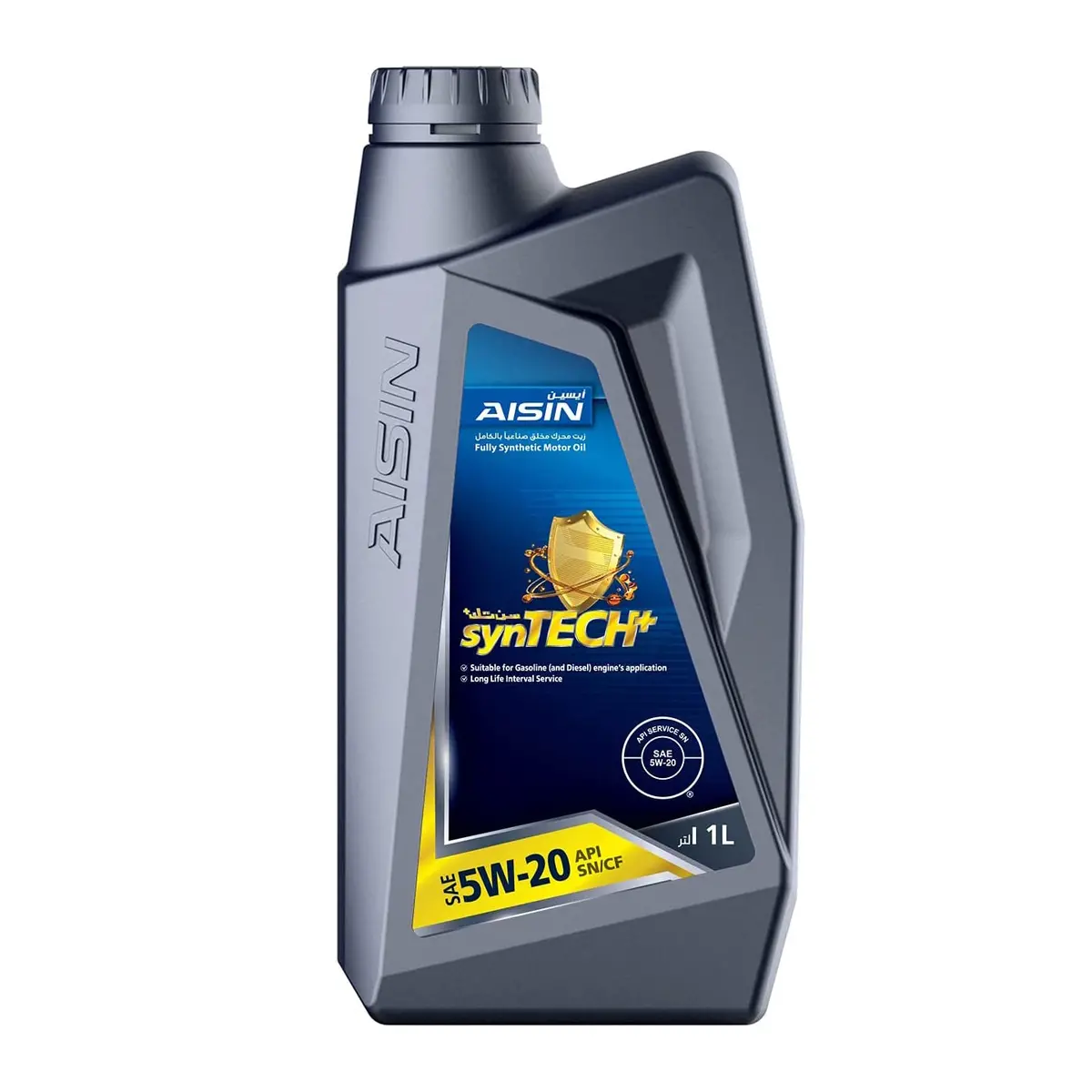 Aisin Engine Oil Fully Synthetic Gas/Diesel Sn / Cf 5W20 1 Liter 1