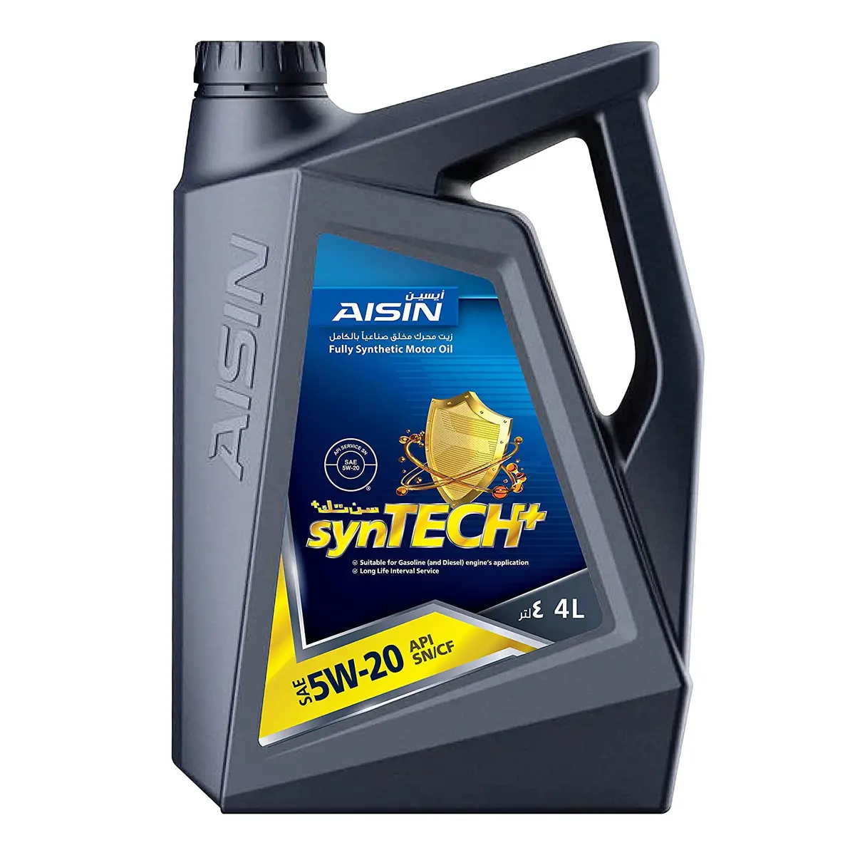 Aisin Engine Oil Fully Synthetic Gas/Diesel Sn / Cf 5W20 4 Liters 1