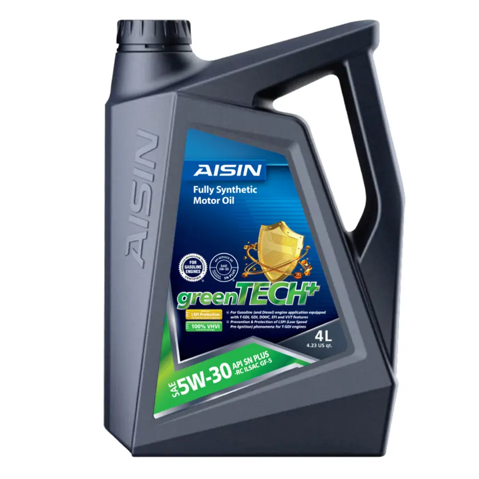 Aisin Engine Oil Fully Synthetic Gas/Diesel Sn / Cf 5W30 4 Liters 1