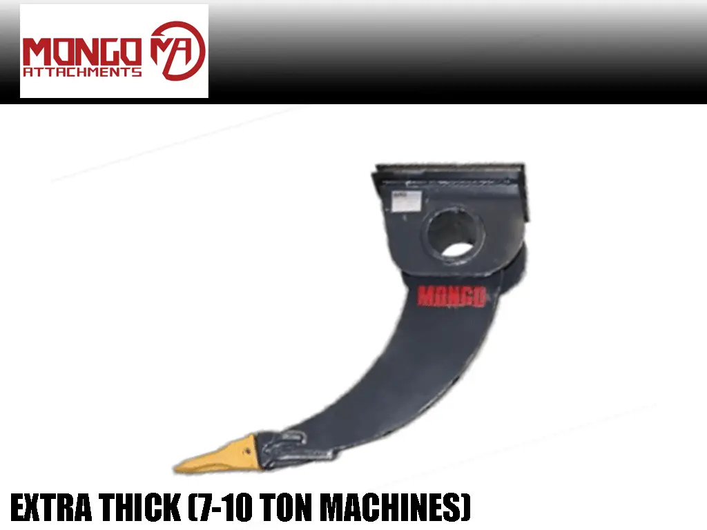 Mongo Extra Thick Ripper Attachment For Excavators 14000-20000 Lbs. Machines 1