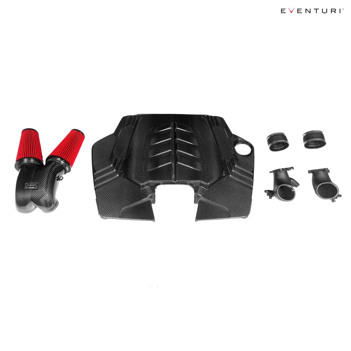 Eventuri Carbon Fiber Twin Turbo Intake For Audi Sq7 / Sq8 / Rsq7 / Rsq8, Bentley Bentayga, Lamborghini Urus 2019+, Porsche Cayenne 2020+ Gts, 2019+ Turbo S 4.0 Tfsi V8 1