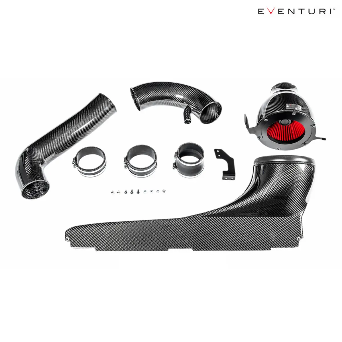 Eventuri Carbon Fiber Full Black Intake Gen 1 For Audi 8V Rs3 1