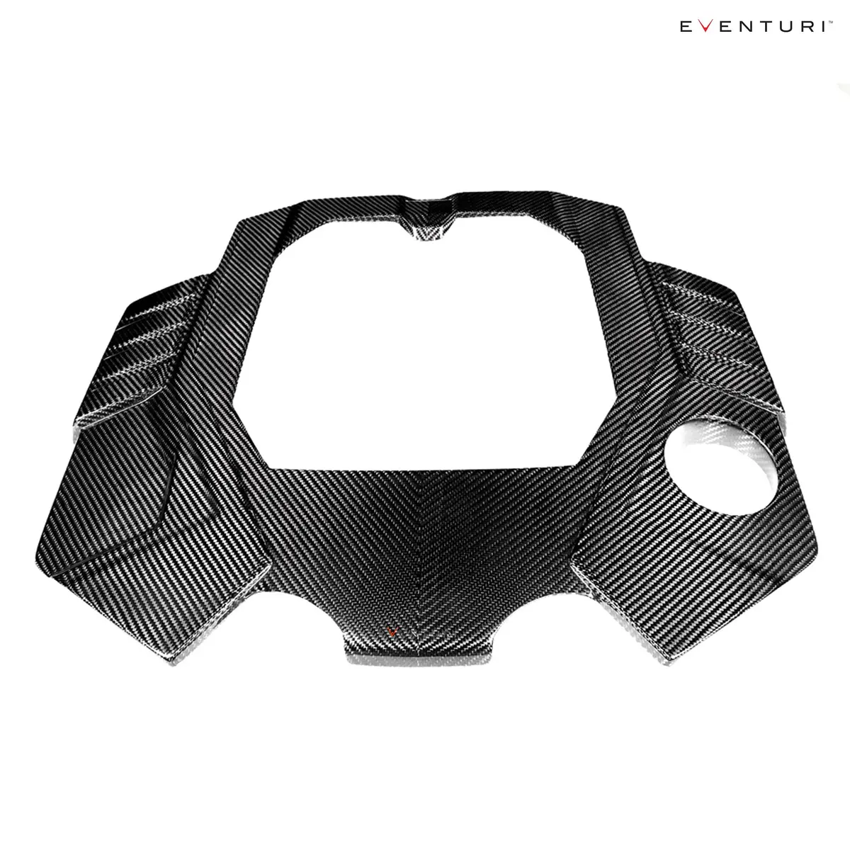 Eventuri Carbon Fiber Black Engine Cover For Audi C8 Rs6 Rs7 1