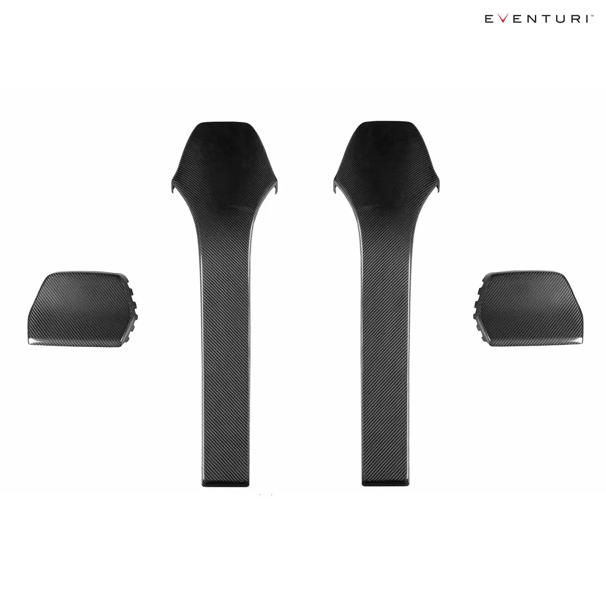 Eventuri Carbon Fiber Black Seat Back Covers For Bmw F8x M3/M4 1