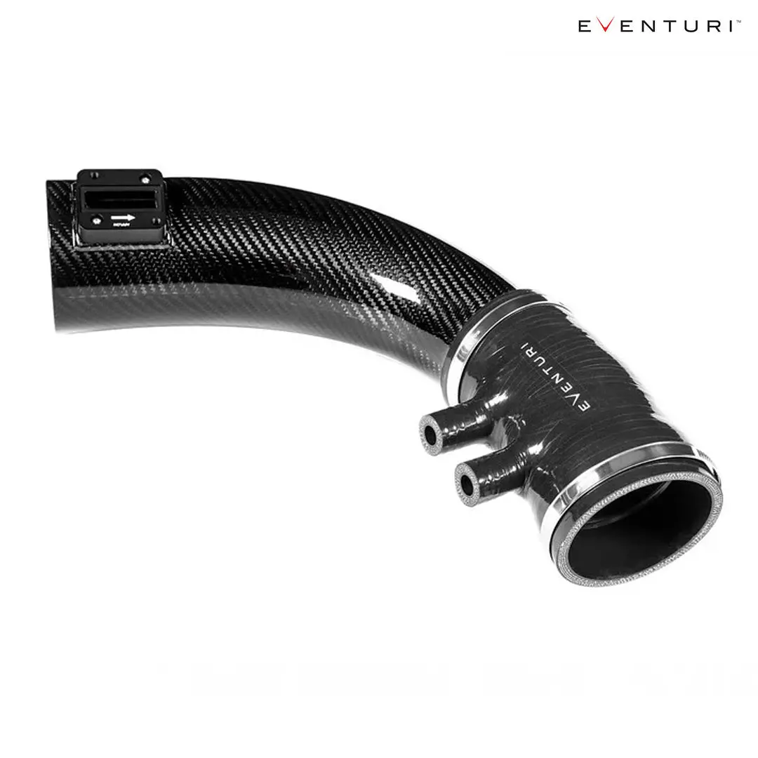 Eventuri Carbon Fiber Black Maf-Tube And Silicone Hose For Honda Fk2 2