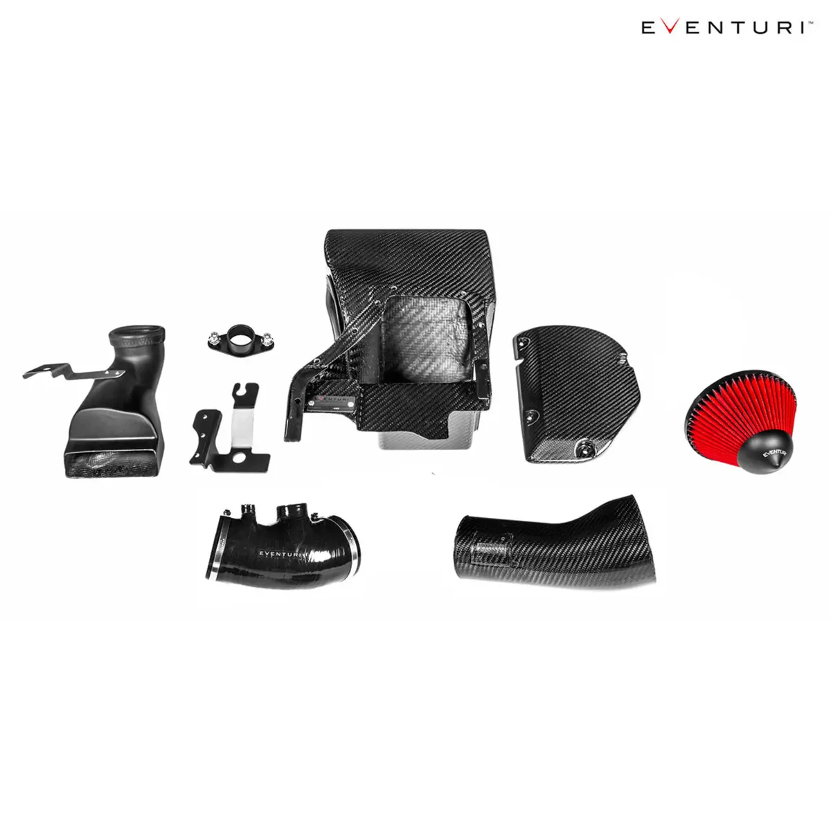 Eventuri Carbon Fiber Black Intake For Honda Civic Fk8 Type R 1