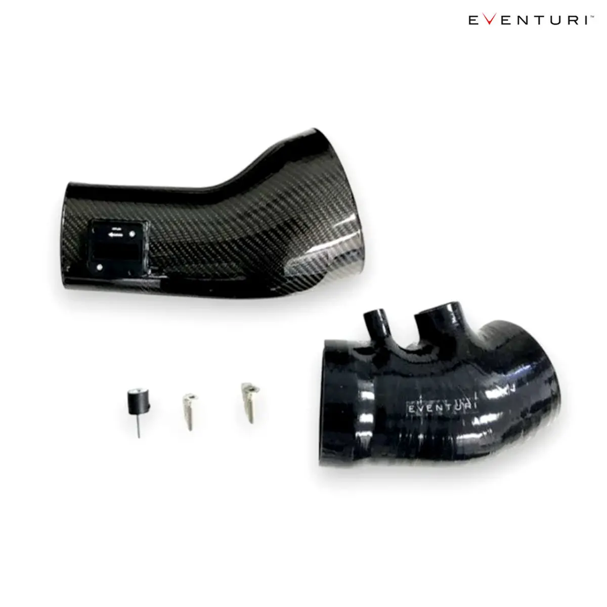 Eventuri Carbon Fiber V2 Maf Tube And Silicon Set For Honda Civic Fk8 1