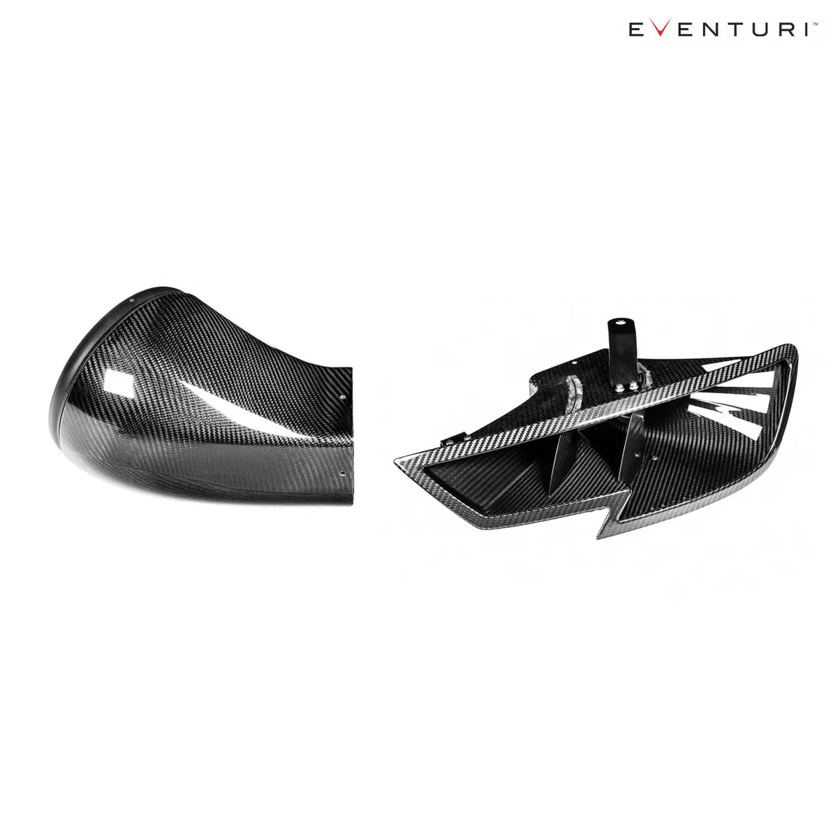Eventuri Carbon Fiber Headlamp Race Ducts For Audi Rs3 Stage 3 Intake 1