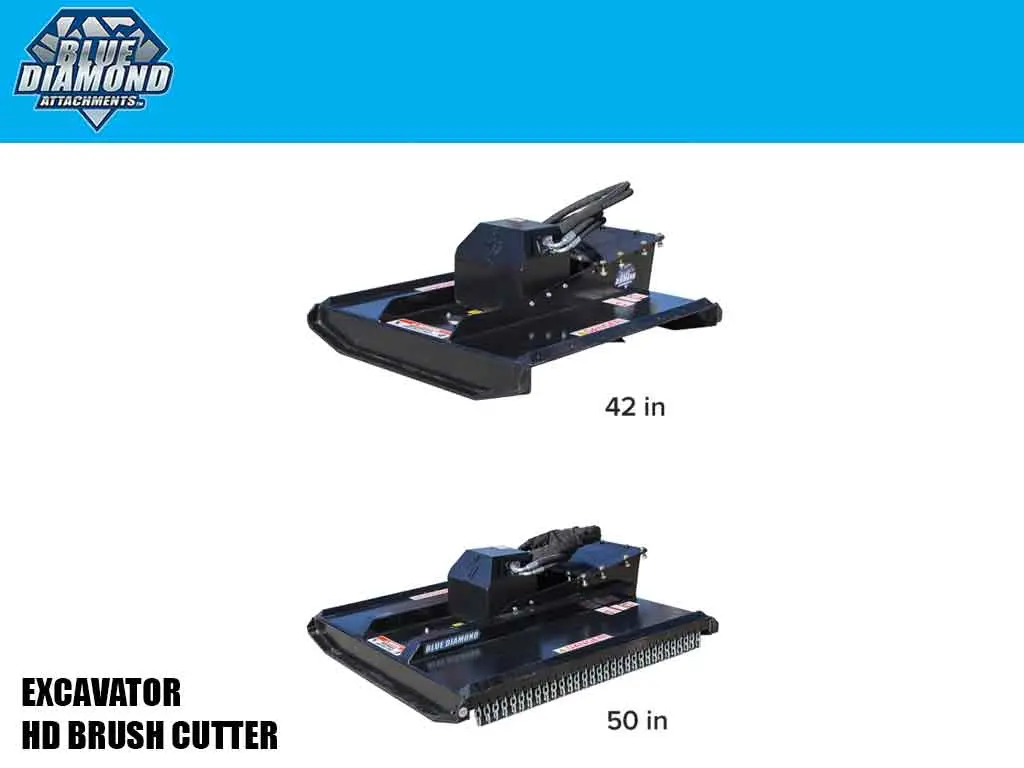 Blue Diamond Heavy Duty Brush Cutter For Excavators 1