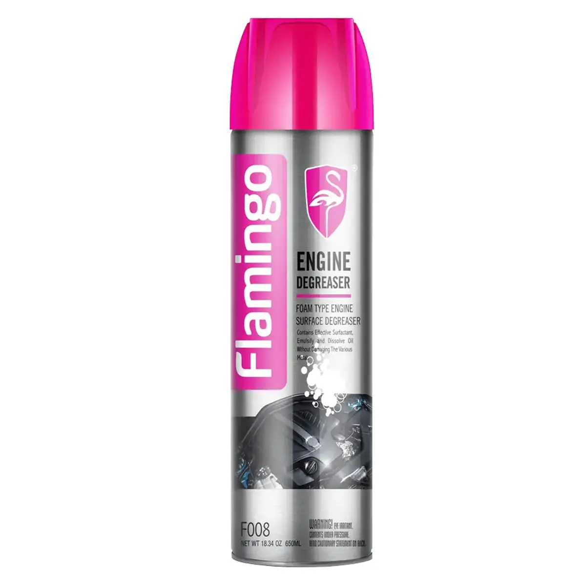 Flamingo Engine Degreaser Foam Type 650Ml 1