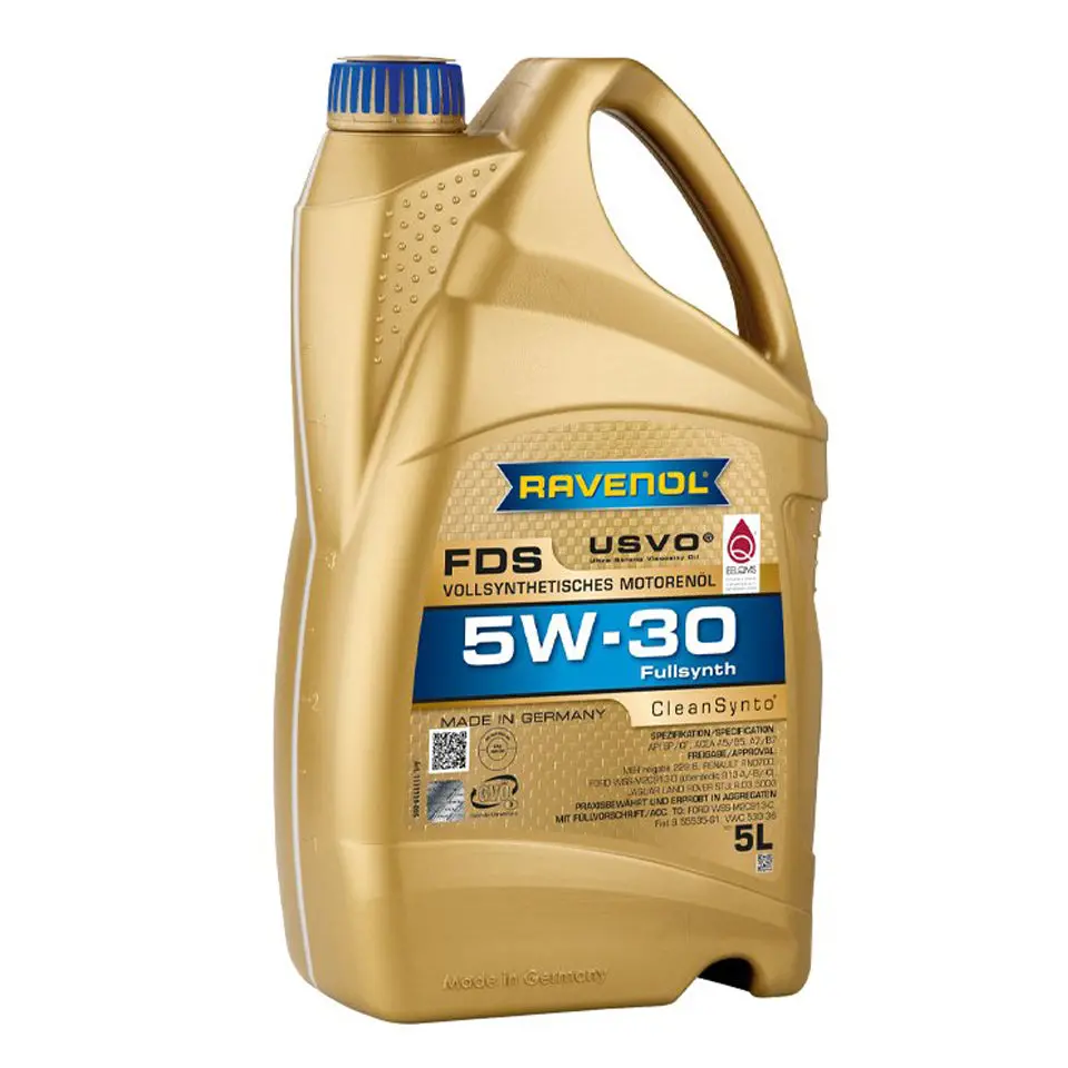 Ravenol Fully Synthetic Clean Synto Usvo Fds 5W30 5 Liters 1