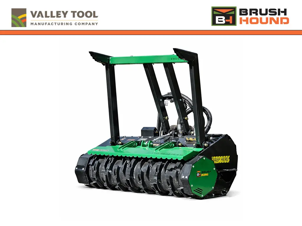 Vally Tool Brush Hound Fhx66 Drum Mulcher For Skid Steer 1