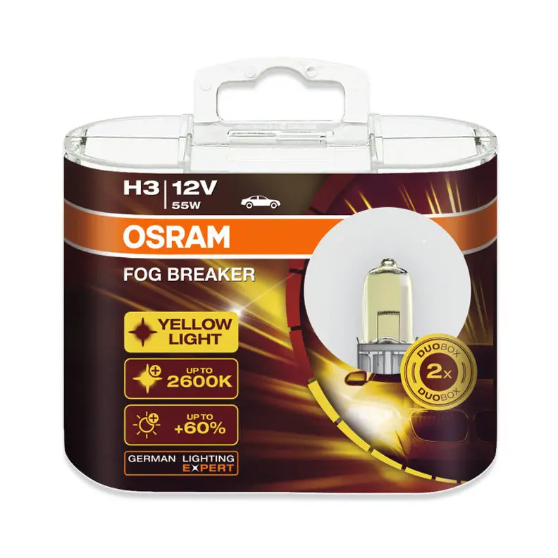 Osram Fog Breaker Yellow Light 2600K H3 55W 1