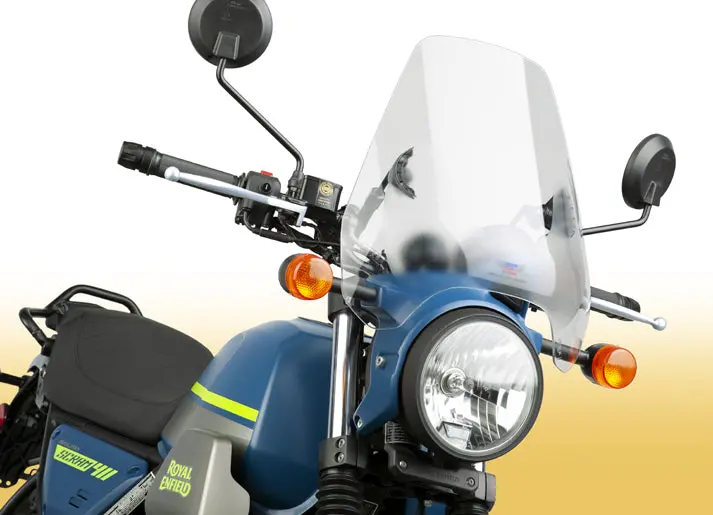 National Cycle Deflector Screen W/ U-Clamp  7/8" Mount Royal Enfield 350 / 411 2021-2023 1