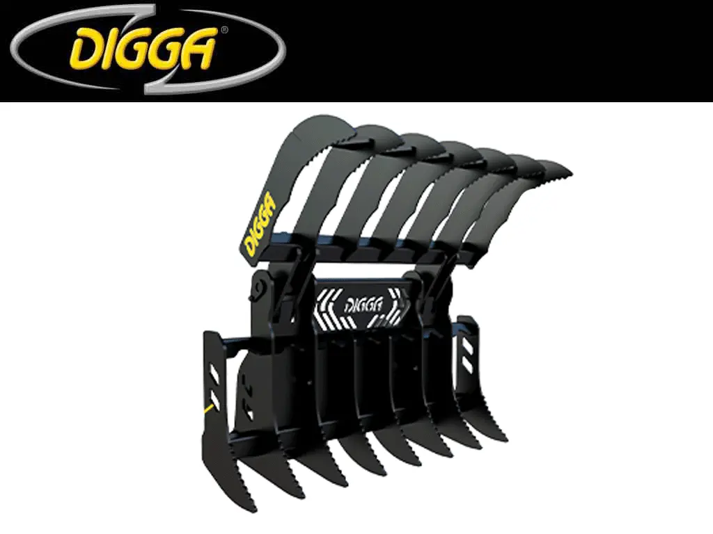 Digga Grapple Rake For Mini Loaders 1