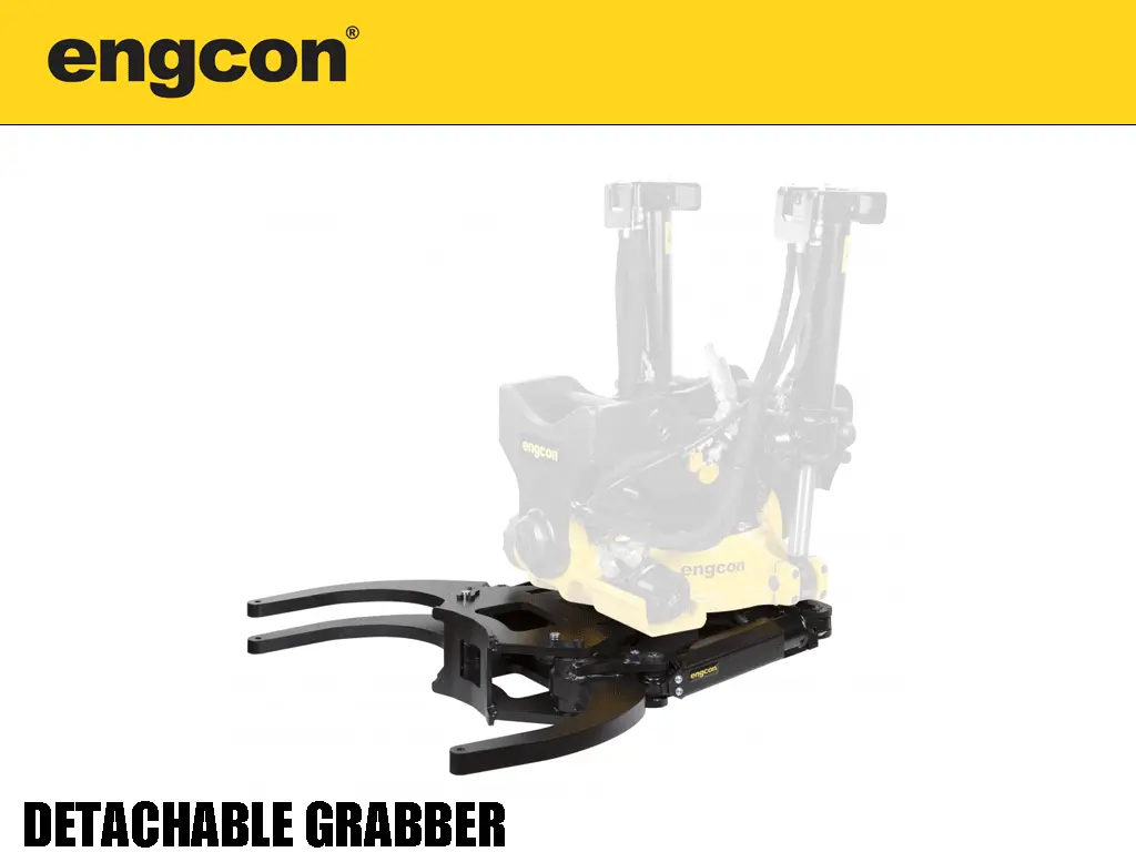 Engcon Detachable Grabber For Excavators Using The Engcon System 1
