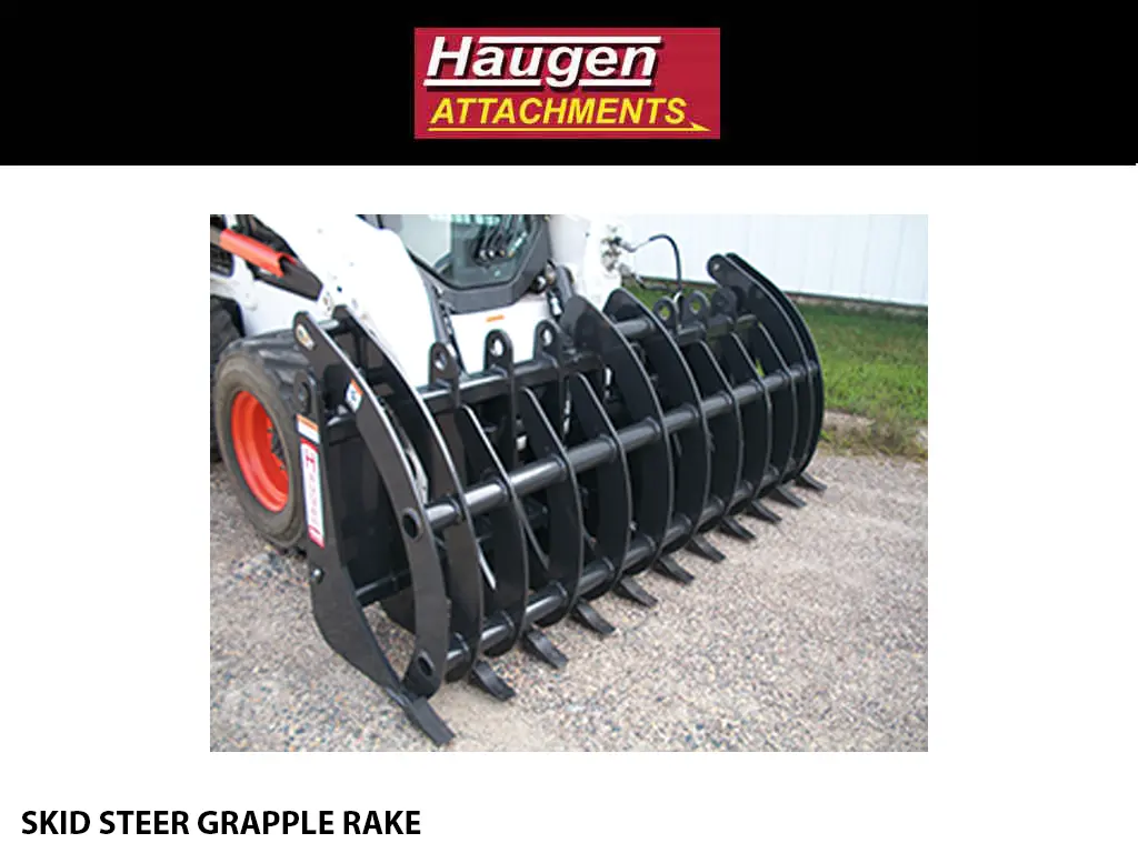 Haugen Grapple Rake For Skid Steers 1