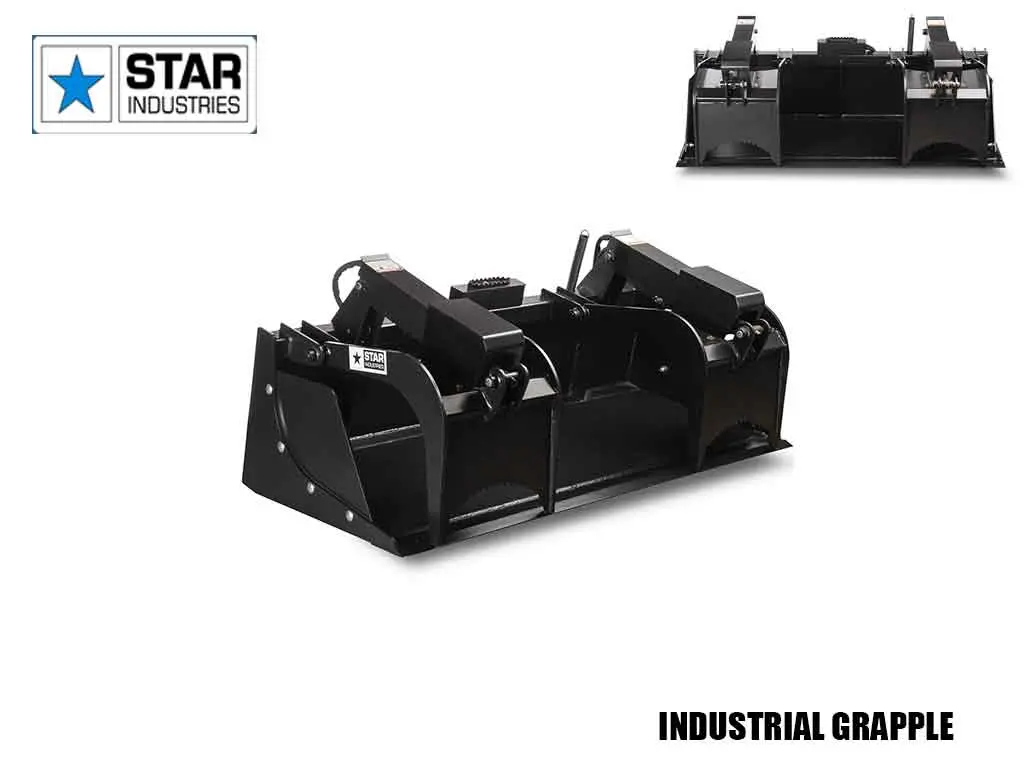 Star Industrial Grapple Buckets For Skid Steer Loader 1
