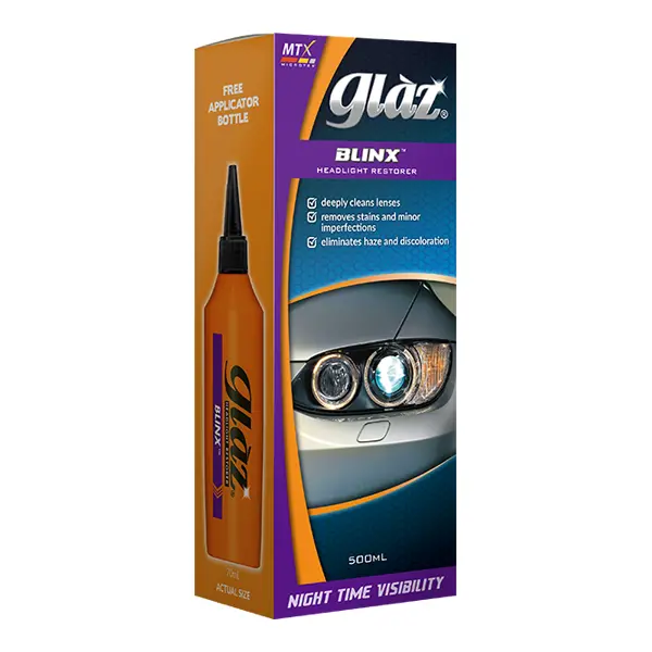Microtex Glaz Blinx Headlamp Restorer 500Ml 1