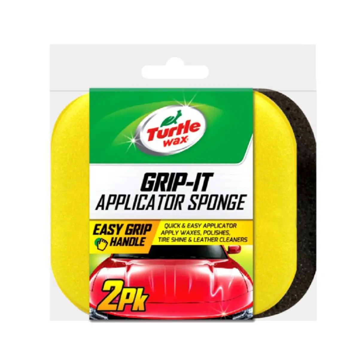 Turtle Wax Grip-It Applicator Sponge 2Pcs/Pk 1