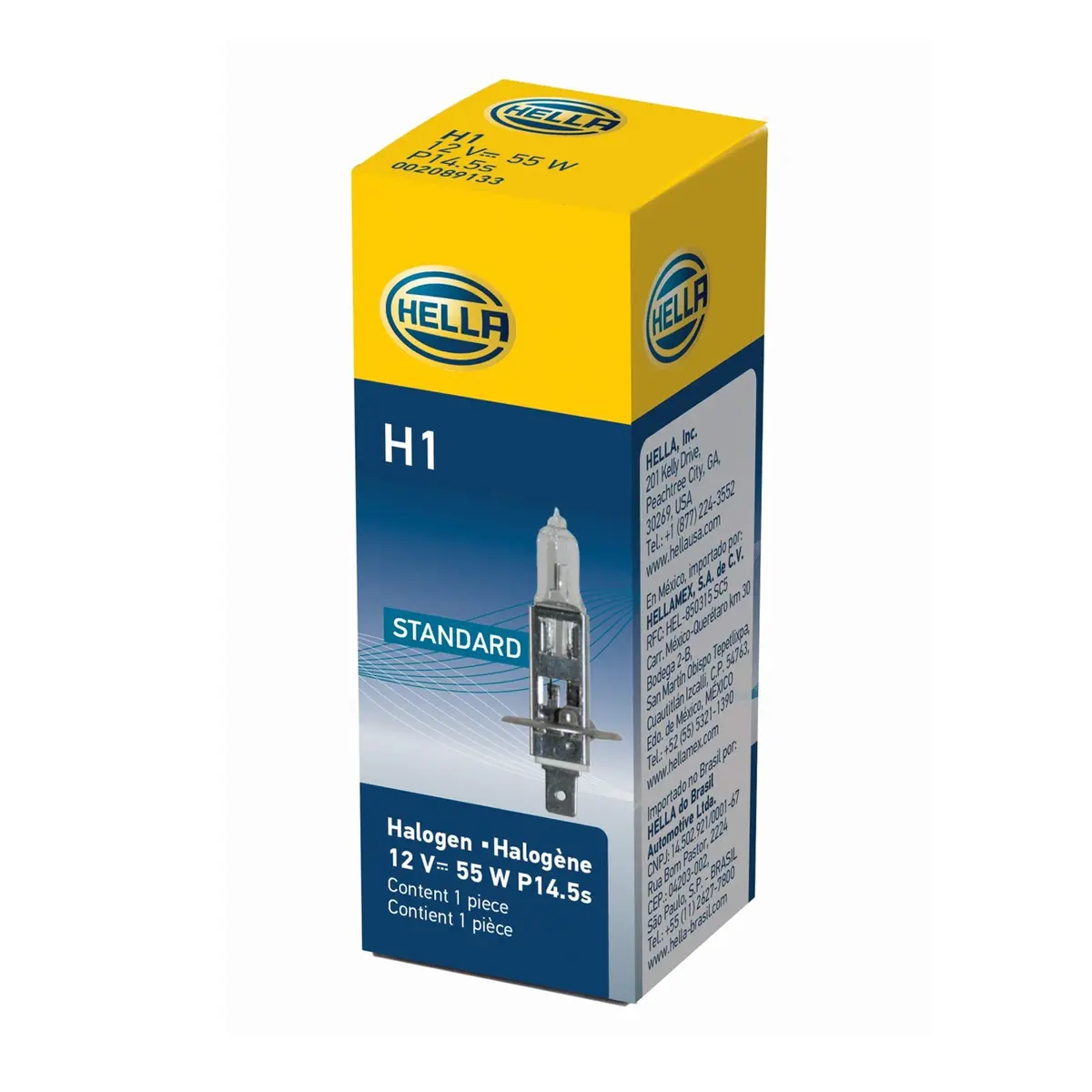 Hella Standard Halogen Bulb H1 55W 12V 1