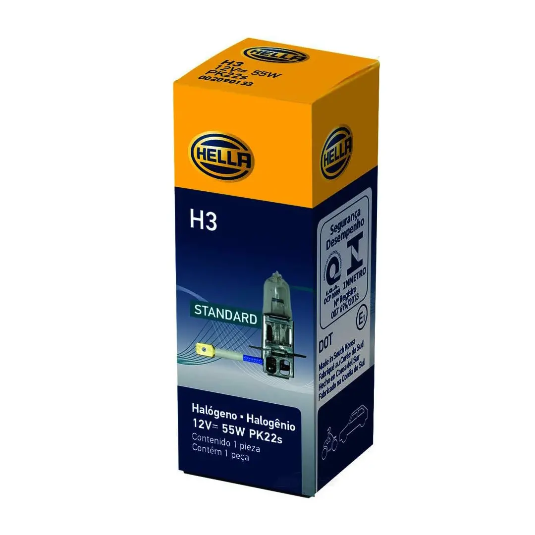 Hella Standard Halogen Bulb H3 55W 12V 1