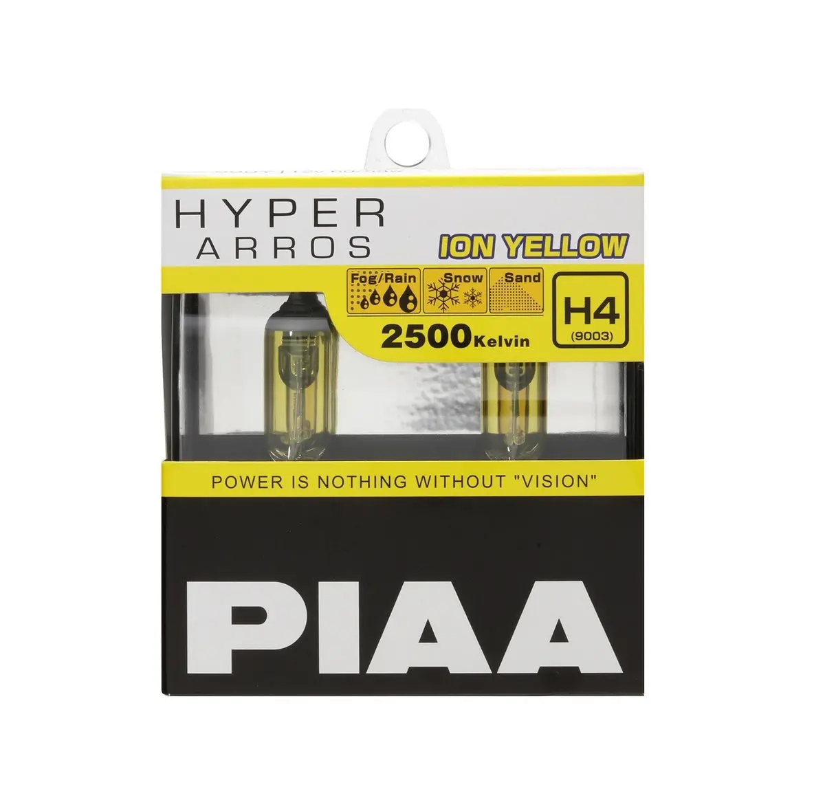 Piaa Hyper Arros 2500K Ion Yellow Halogen Bulb H4 1