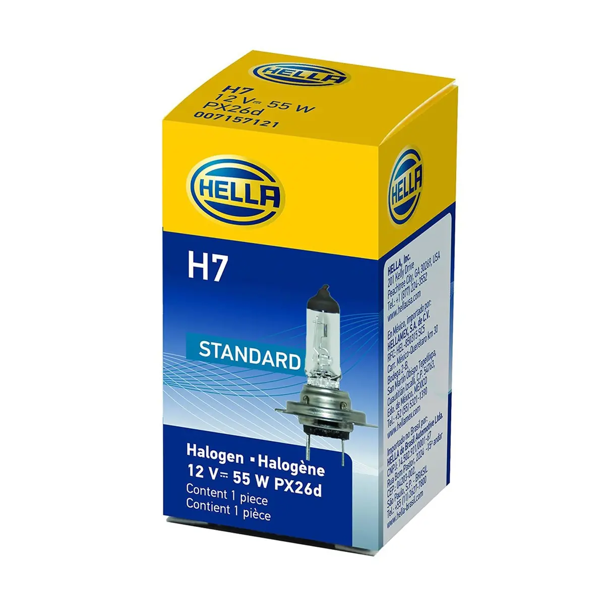 Hella Standard Halogen Bulb H7 55W 12V 1