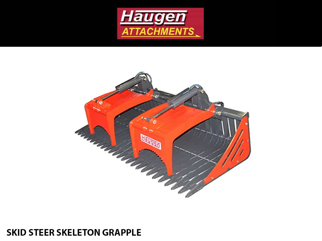 Haugen Skeleton Grapples For Skid Steers 1