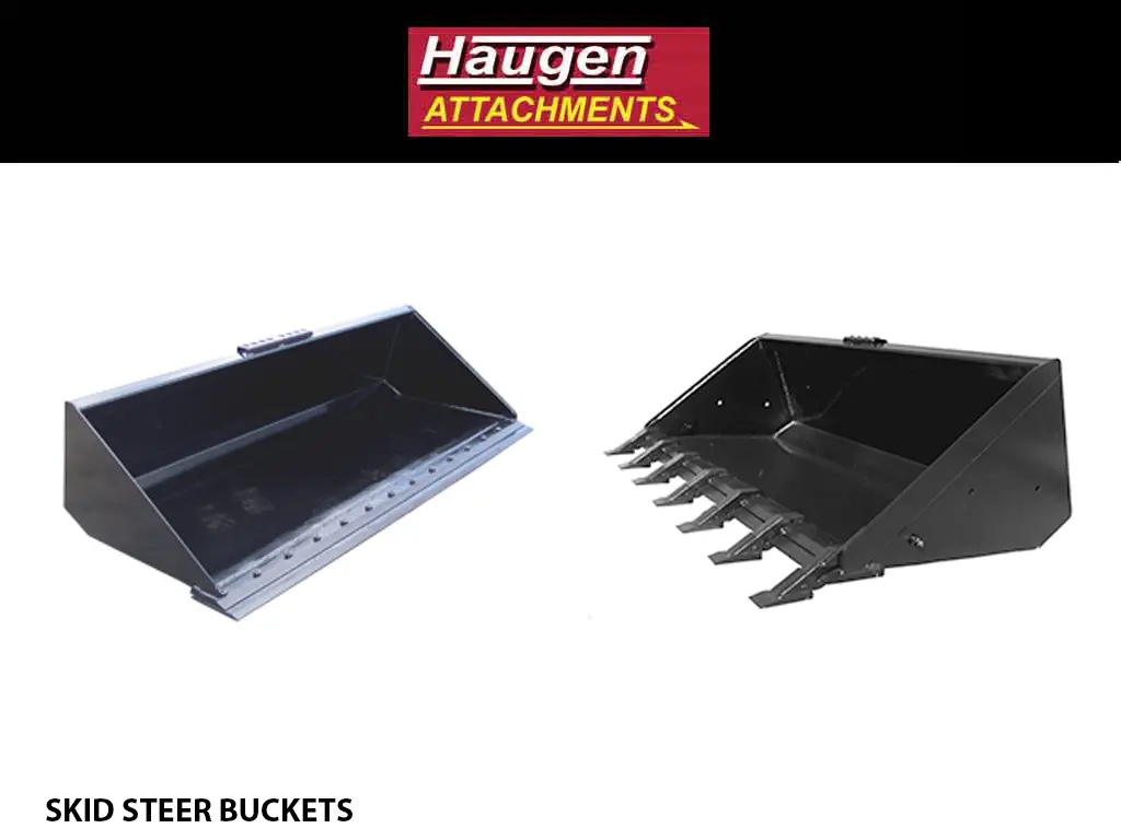Haugen Dirt Buckets For Skid Steers 1