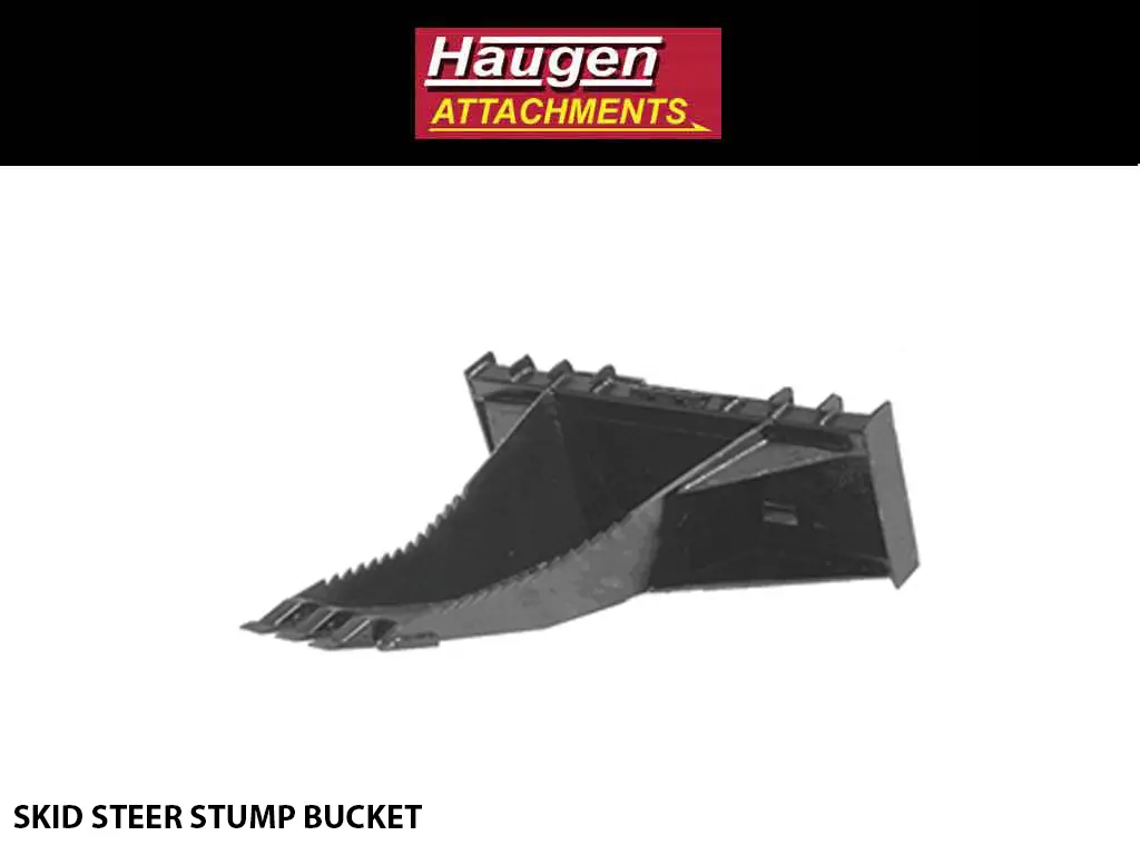 Haugen Stump Bucket For Skid-Steer 1