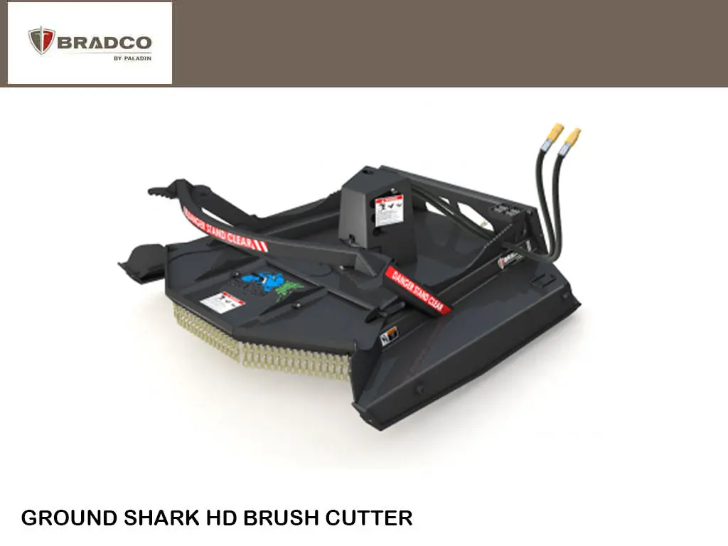 Paladin Bradco Ground Shark™ Hd Brush Cutter For Skid Steer Loaders 1