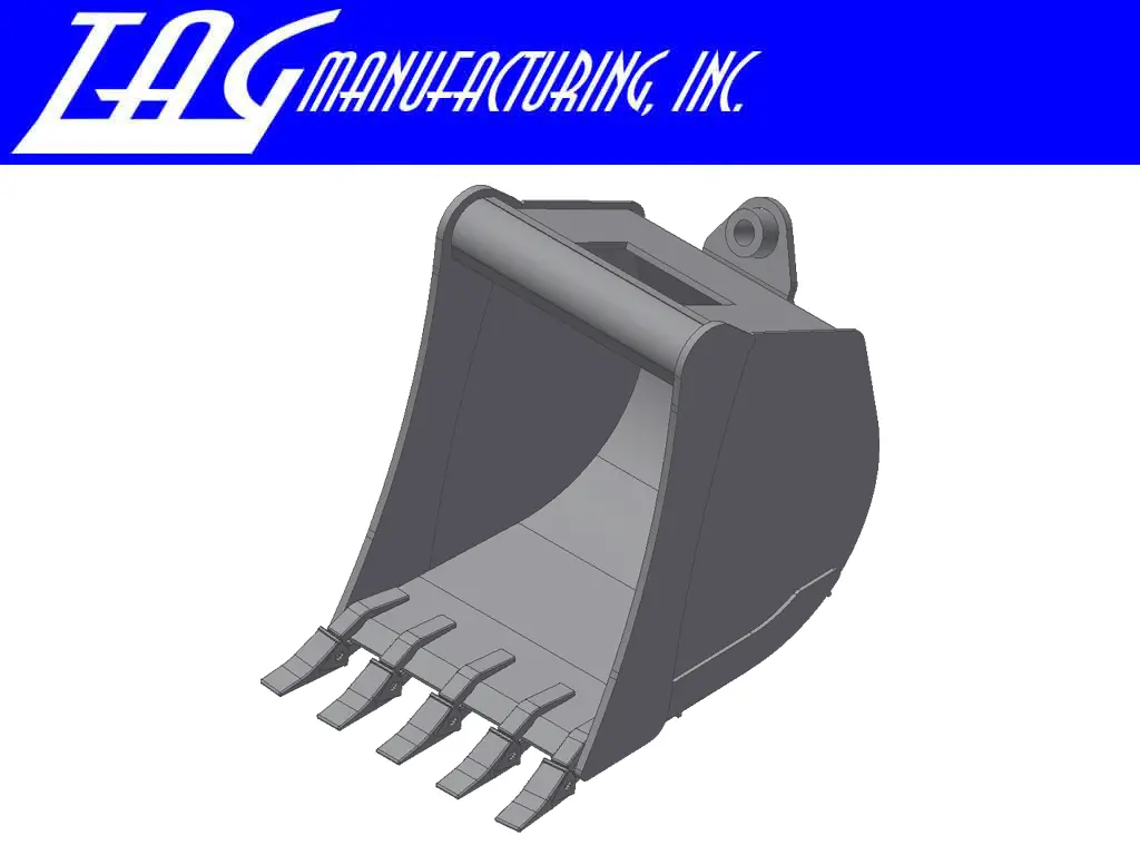 Tag Quick Coupler Dirt Buckets With 3.00" T-Pin For 40,000 - 45,000 Lbs. Excavators 1