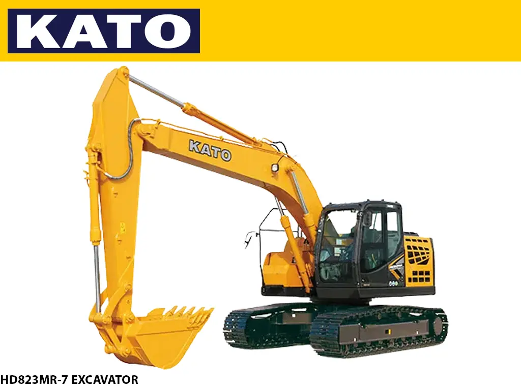 Kato Hd823mr-7 Excavator 1
