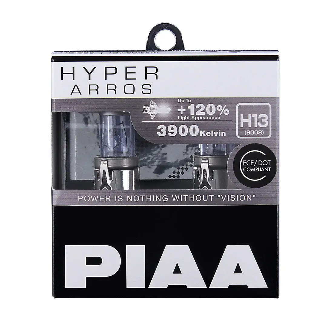 Piaa Hyper Arros 3900K Halogen Bulb H13 1