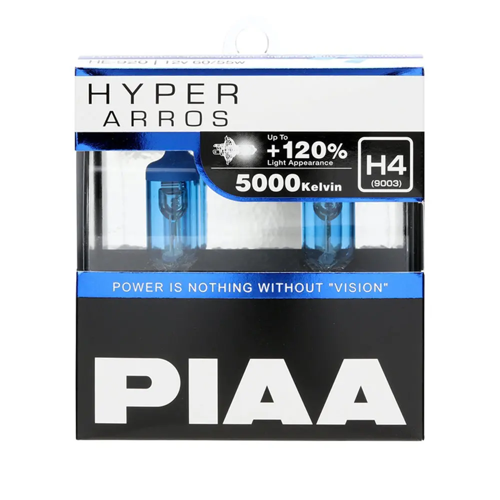 Piaa Hyper Arros 5000K Halogen Bulb H4 1