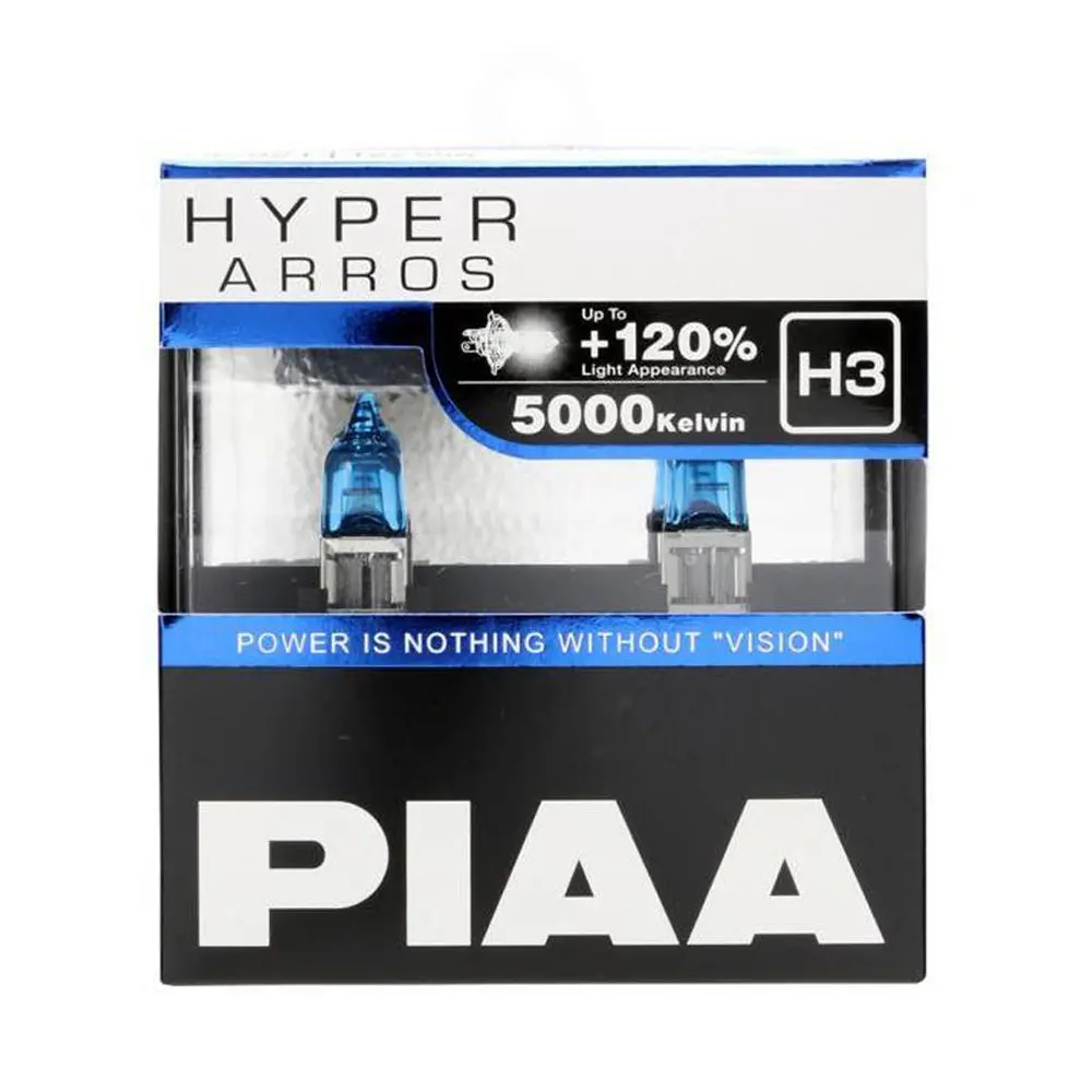 Piaa Hyper Arros 5000K Halogen Bulb H3 1