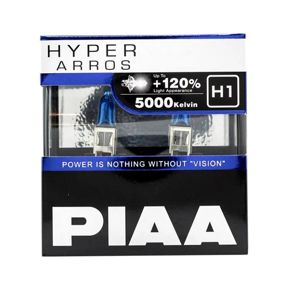 Piaa Hyper Arros 5000K Halogen Bulb H1 1