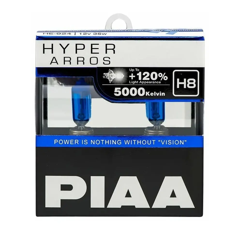 Piaa Hyper Arros 5000K Halogen Bulb H8 1